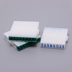 Ensemble de tampons en plastique détachable lettre a ~ z chiffres&nbsp;DIY-WH0227-07A