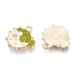 Подвески из сплава морских животных с эмалью&nbsp;ENAM-T022-34D