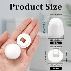 PP пластиковые крышки для туалетных болтов FIND-CN0001-92