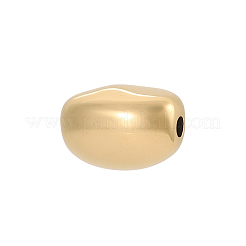 Ovale Perlen aus Edelstahl 304&nbsp;STAS-OY017-50G