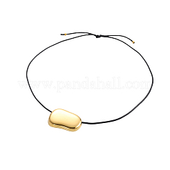 Halsketten mit Anhänger aus 304 Edelstahl&nbsp;STAS-OY017-70G
