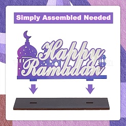 3 комплект 3-х стилевых деревянных декоративных элементов DJEW-CN0001-17