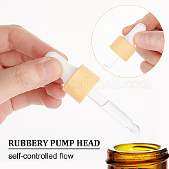 Прямые стеклянные глазные капельницы&nbsp;MRMJ-WH0075-60B-01