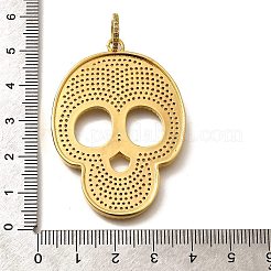 Ottone micro spianare pendenti zirconi&nbsp;KK-U055-08G-03