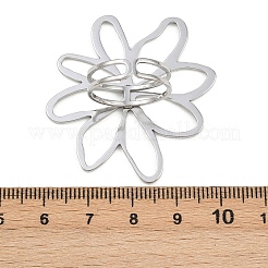 Регулируемые манжеты из нержавеющей стали 304 для женщин&nbsp;RJEW-B135-02P