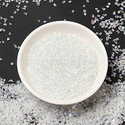 Прозрачная гальваническая поделка из измельченного стекла&nbsp;GLAA-F123-02