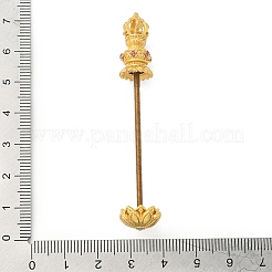 Латунные заготовки для подвесок с бусинами KK-NH0008-01MG