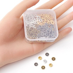 200 шт. 4 стиля бусины из сплава в тибетском стиле&nbsp;FIND-YW0003-77