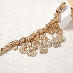 Женские нагрудные ожерелья с кисточками из цинкового сплава&nbsp;FS-WG89C47-01