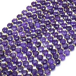 Природный аметист нитей бисера G-C116-A46-02A