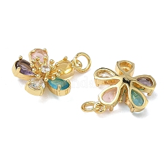 Латунные микро проложить кубического циркония подвески&nbsp;KK-L257-15G