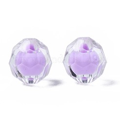 Прозрачные акриловые бусины TACR-S135-009