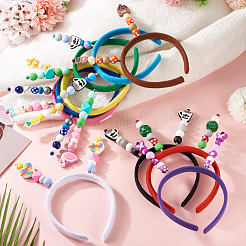 Тканевые и пластиковые резинки для волос&nbsp;OHAR-TAC0020-01E