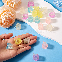 20 mini modello di tazza in resina a 5 colori&nbsp;RESI-TA0005-73
