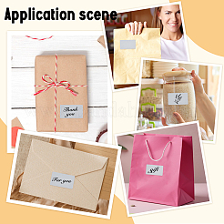 800 шт. прямоугольные бумажные термопечатные этикетки-наклейки&nbsp;AJEW-WH0777-003B