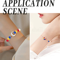 Непрозрачные акриловые бусины&nbsp;SACR-PA0001-04B-02