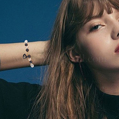 2 комплект подвесок с эмалью из сплава 2 цветов ENAM-SC0006-63