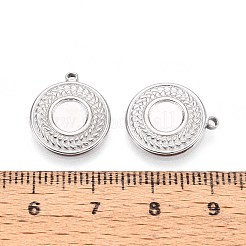 Оправы для подвесок из нержавеющей стали 304 в виде кабошонов STAS-T067-10P