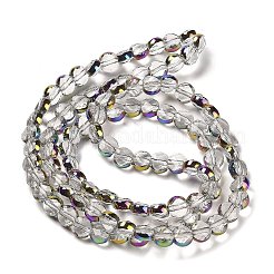 Гальванизируйте прозрачное стекло бисер нитей&nbsp;EGLA-Z001-02F