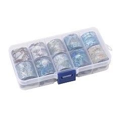 Переводные фольгированные наклейки для ногтей MRMJ-F012-02A