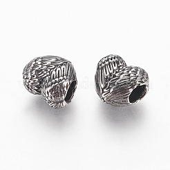 Европейские бусины из хирургической нержавеющей стали 316 STAS-F195-130AS