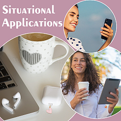 22 шт. 11-х цветные пылезащитные заглушки из цинкового сплава с эмалью&nbsp;HJEW-ME00010