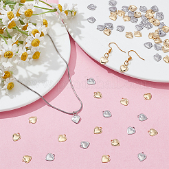 80 шт. 2-х цветные подвески из нержавеющей стали 201 и 304 STAS-LP0001-33