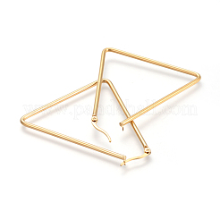 201 серьги-кольца из нержавеющей стали&nbsp;EJEW-A052-02A