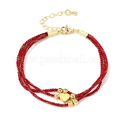 Poliéster multi-hilo pulseras&nbsp;FB-CBA983F-02G-06
