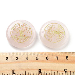 Резные подвески из натурального розового кварца G-H007-06G