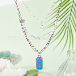 18 шт. подвески из нержавеющей стали 304 двух цветов STAS-DC0014-27