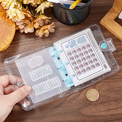 3-кольцо 4-дюймовый мини-переплет из ПВХ задача экономии DIY-WH0430-204C