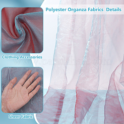 Polyester-Organza-Stoffe&nbsp;DIY-WH0622-186