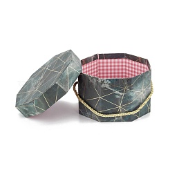 День святого валентина мраморная текстура узор бумажные подарочные коробки CON-C005-02B-02