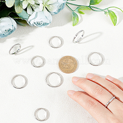 14 шт. 7 размер 2 мм матовый простой купольный перстень для девушек женщин&nbsp;RJEW-UN0001-11