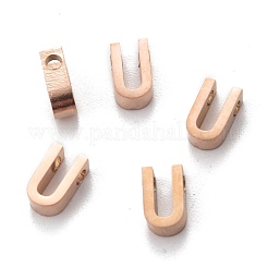 Breloques en acier inoxydable 304 plaquées par ions (IP)&nbsp;STAS-K216-41U-RG
