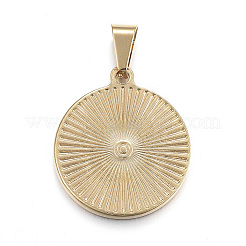 Подвески-монеты из нержавеющей стали 304&nbsp;X-STAS-F183-01G-A