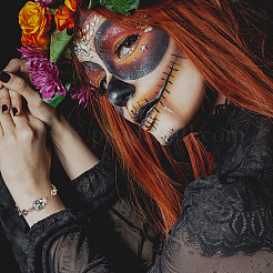 Подвески из эмали и сплава&nbsp;ENAM-PH0001-42-RS