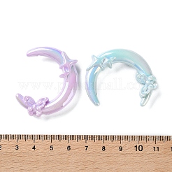 Непрозрачные акриловые бусины с УФ-покрытием PACR-D288-25