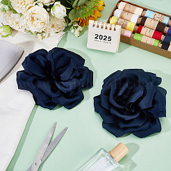 2 шт. полиэстеровые цветочные железные булавки JEWB-GO0001-18D