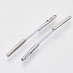 弾性有刺鉄線  ステンレス鋼パーツ  指輪固定用  ホワイト  50~60x1mm&nbsp;FIND-Q086-F-02