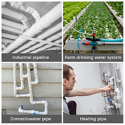 U-Hakenhalter aus PVC-Kunststoff&nbsp;FIND-GF0009-70B