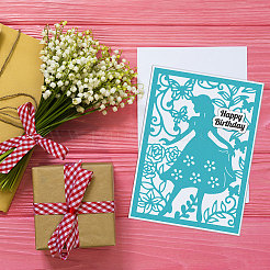 Углеродистая сталь разрезает трафареты DIY-WH0309-1740