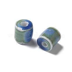 Perles en porcelaine manuelles&nbsp;PORC-L080-I03