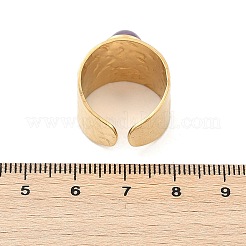 Кольца-манжеты из нержавеющей стали 304 с широким ободком RJEW-Z078-14G