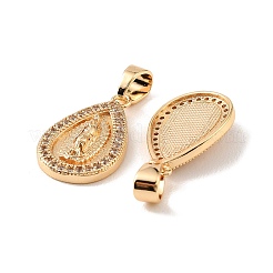 Pendenti in ottone e zirconi trasparenti&nbsp;KK-G558-09G