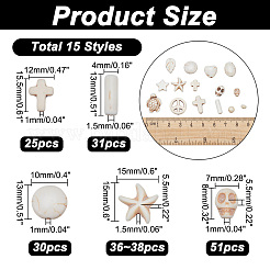 15 нити 15 стиля синтетические бирюзовые бусины наборы нитей G-AR0005-09
