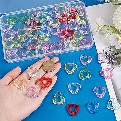 Рамка из прозрачного акрилового бисера 11 цвета MACR-PH0001-90