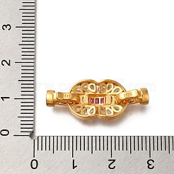 925 стерлингового серебра микро проложить кубического циркония раз за застежками&nbsp;STER-M018-06G