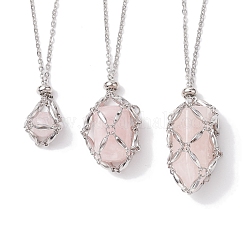 Устойчивая к потускнению 3 шт. 3 стиля 304 нержавеющая сталь кабельная цепь ожерелье изготовление&nbsp;NJEW-JN04932-02